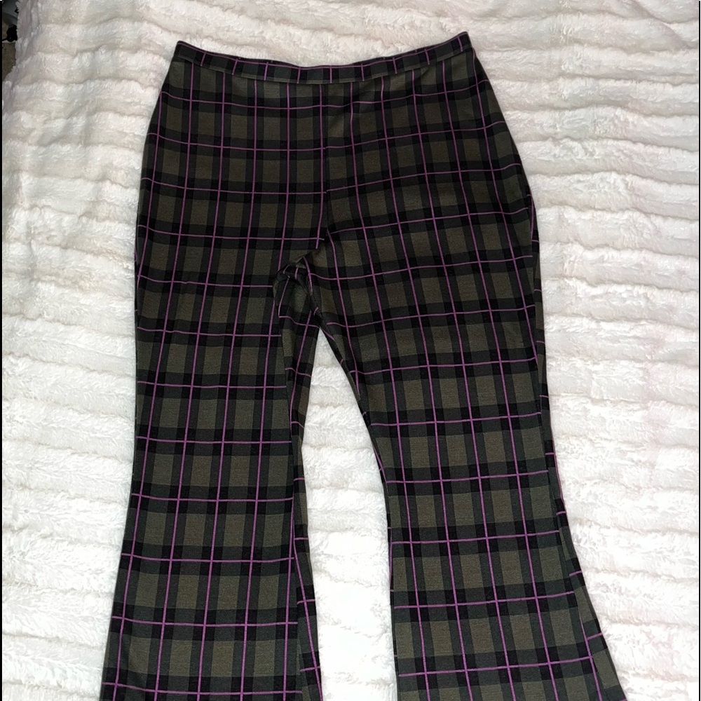 Wild Fable Womens knit plaid pants, size XL